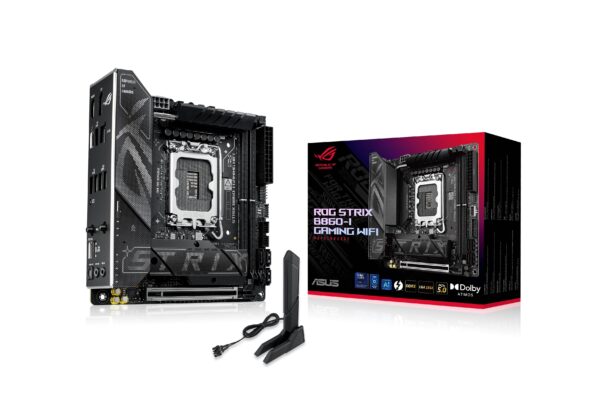 Scheda Madre ASUS ROG Strix B860-I Gaming WIFI LGA1851 Mini ITX DDR5 Nero