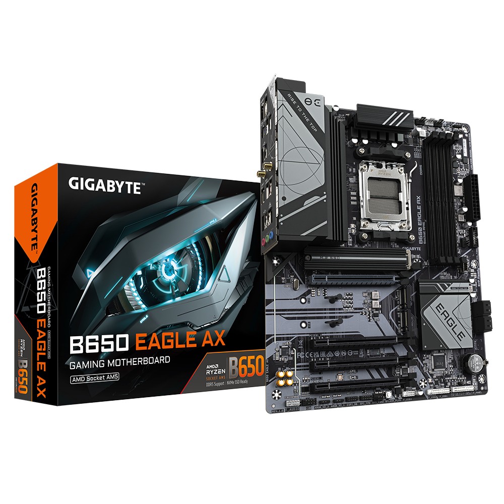 Scheda Madre Gigabyte B650 Eagle AX AM5 DDR5 ATX Nero Scheda Madre Gigabyte B650 Eagle AX AM5 DDR5 ATX Nero