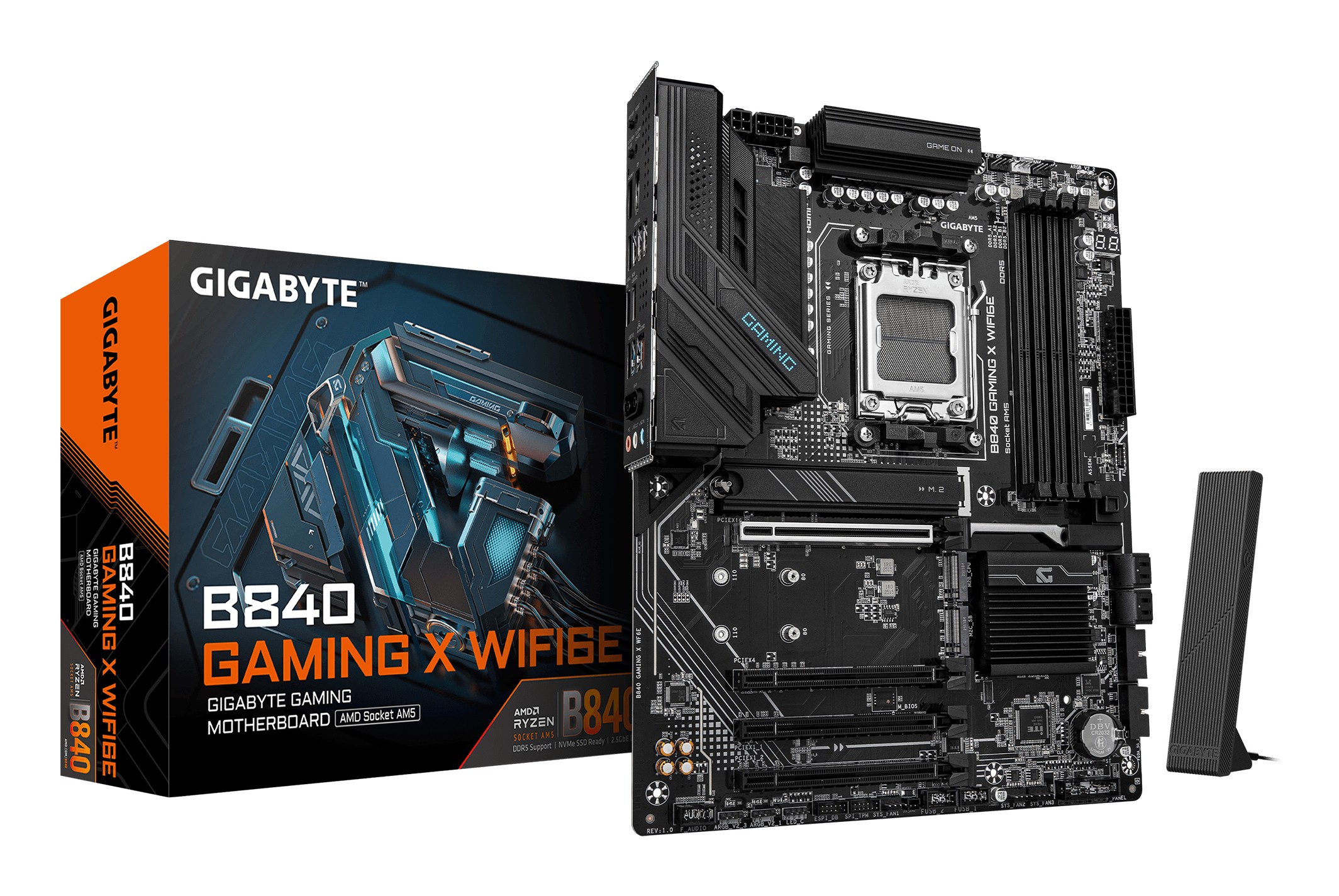 Scheda Madre Gigabyte B840 Gaming X WF6E Socket AM5 Scheda Madre Gigabyte B840 Gaming X WF6E Socket AM5