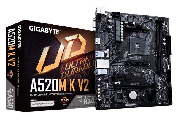 Scheda Madre GIGABYTE GA-A520M K V2 socket AM4