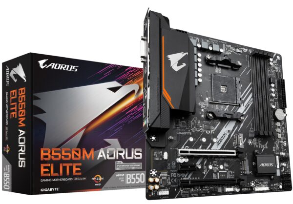 Scheda Madre GIGABYTE GA-B550M-AORUS ELITE socket AM4
