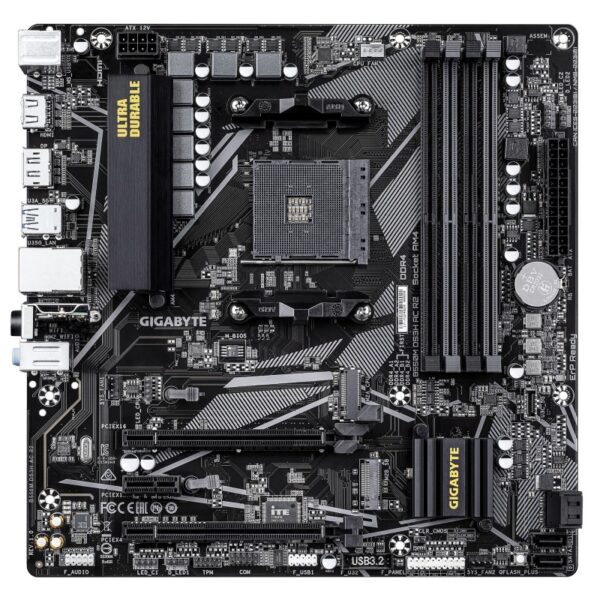 Scheda Madre Gigabyte GA-B550M DS3H AC R2 AM4 DDR4 Micro-ATX Nero 2