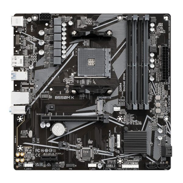 Scheda Madre Gigabyte GA-B550M K AM4 (D) 2