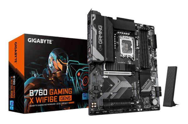 Scheda Madre Gigabyte GA-B760 G X WF6E GEN5 LGA1700 DDR5 ATX Nero