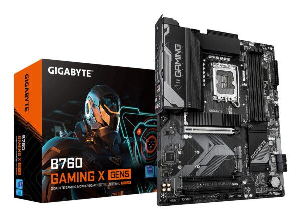 Scheda Madre Gigabyte GA-B760 GAMING X GEN5 LGA1700 DDR5 ATX Nero