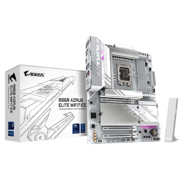 Scheda Madre Gigabyte GA-B860 A ELITE WIFI 7 ICE LGA 1851 DDR5 ATX