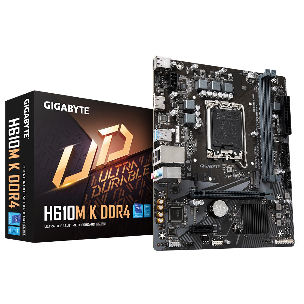 Scheda Madre GIGABYTE GA-H610M K DDR4 socket 1700 Scheda Madre GIGABYTE GA-H610M K DDR4 socket 1700