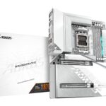 Scheda Madre Gigabyte GA-X870 A STEALTH ICE BTF AM5 DDR5 ATX Bianco
