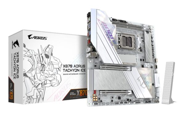 Scheda Madre GIGABYTE X870 A TACHYON ICE AM5 E-ATX Bianco
