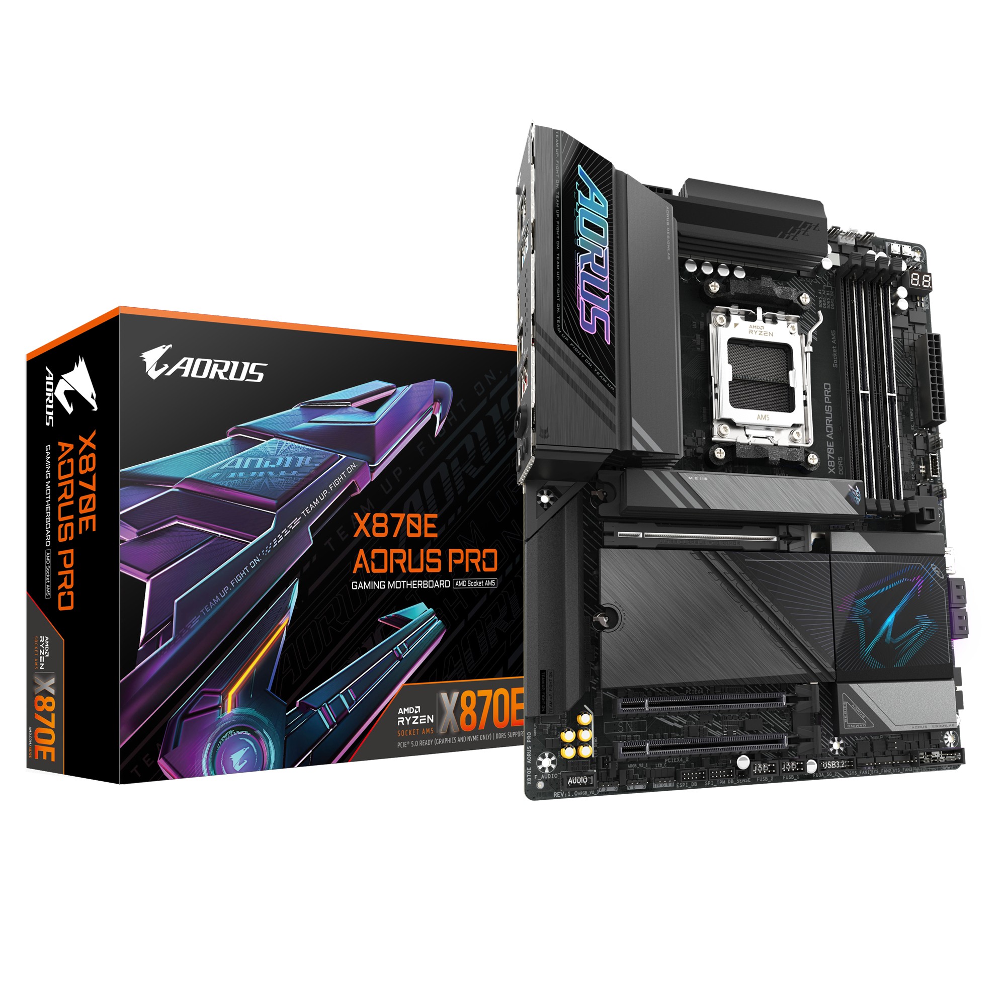 Scheda Madre GIGABYTE X870E AORUS PRO AMD X870E Socket AM5 DDR5 Scheda Madre GIGABYTE X870E AORUS PRO AMD X870E Socket AM5 DDR5