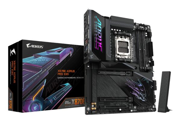 Scheda Madre GIGABYTE X870E AORUS PRO X3D AM5 ATX Nero