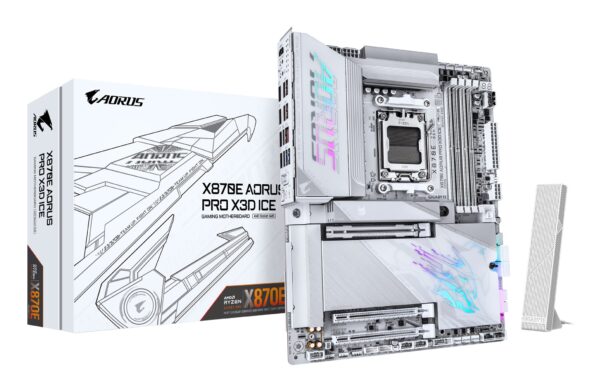 Scheda Madre GIGABYTE X870E AORUS PRO X3D ICE Socket AM5