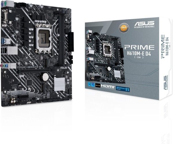 Scheda Madre Intel ASUS PRIME H610M-E DDR4-CSM LGA 1700 Micro-ATX