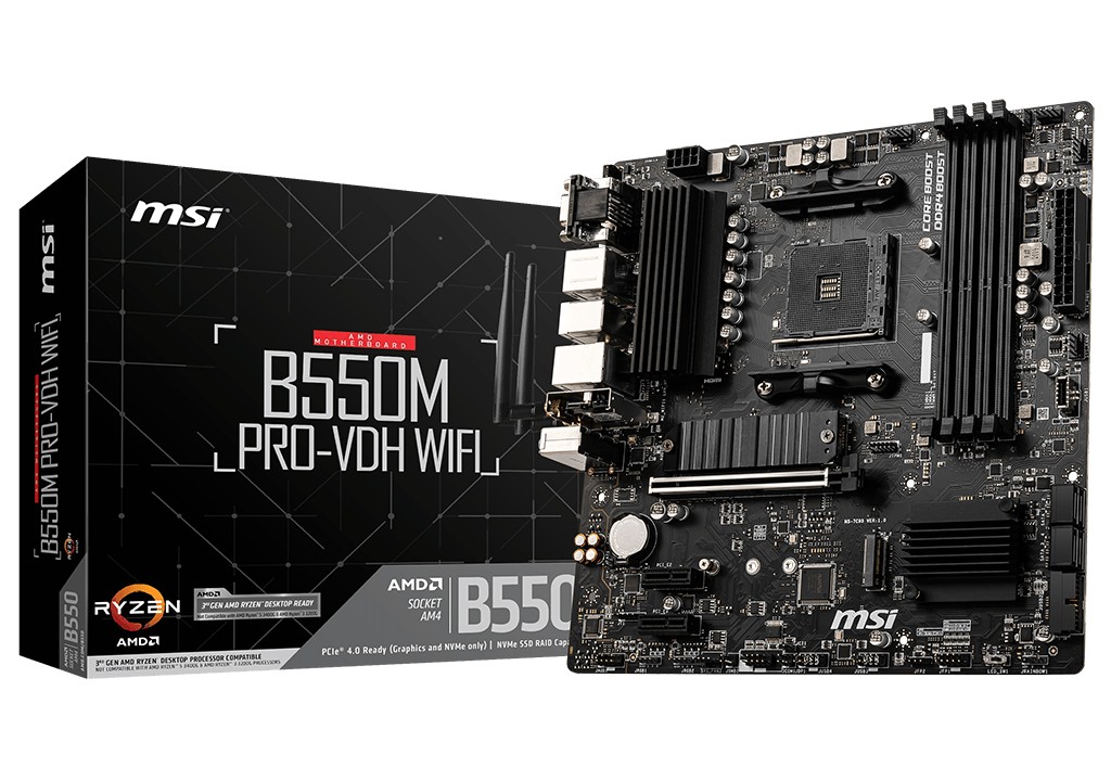 Scheda Madre MSI B550M PRO-VDH WIFI socket AM4 Scheda Madre MSI B550M PRO-VDH WIFI socket AM4