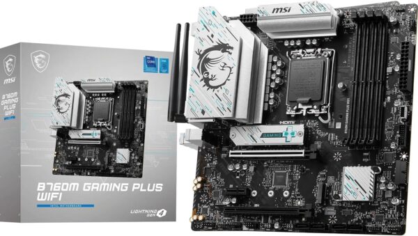 Scheda Madre MSI B760M GAMING PLUS WIFI LGA 1700 micro ATX