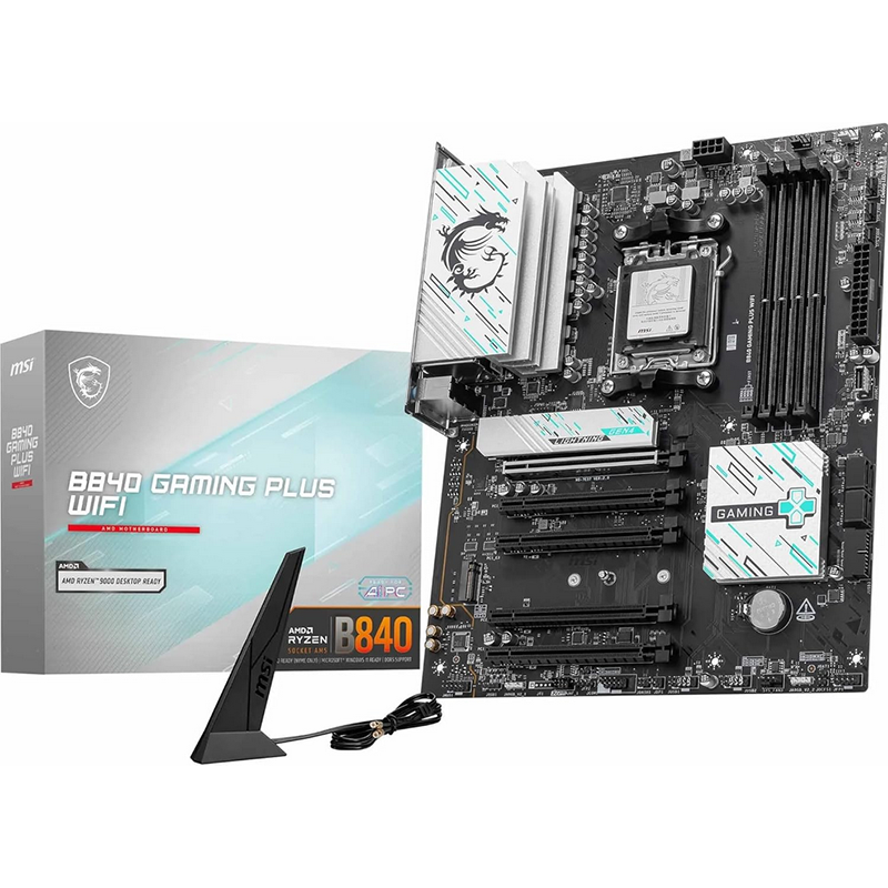 Scheda Madre MSI B840 GAMING PLUS WIFI AM5 DDR5 ATX Scheda Madre MSI B840 GAMING PLUS WIFI AM5 DDR5 ATX