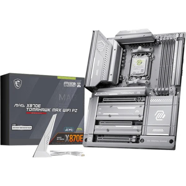 Scheda Madre MSI MAG X870E TOMAHAWK MAX WIFI PZ AM5 ATX Bianco