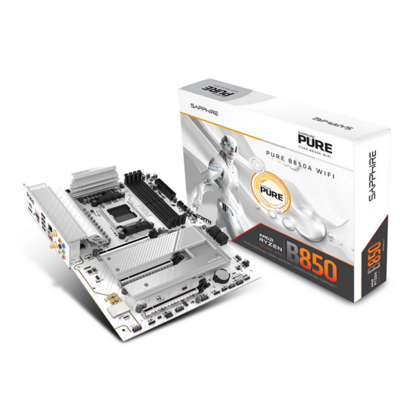 Scheda Madre Sapphire PURE B850A WIFI 7 AMD B850 Socket AM5 ATX