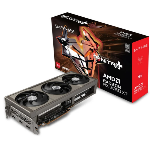 Scheda Video AMD Sapphire Nitro+ Radeon RX 9060 XT Gaming OC 16GB GDDR6