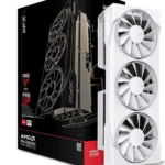 Scheda Video AMD XFX Radeon RX 9070 SWIFT Triple-Fan Gaming 16GB OC Bianco
