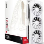 Scheda Video AMD XFX Radeon RX 9070XT QUICKSILVER Gaming 16GB Bianco
