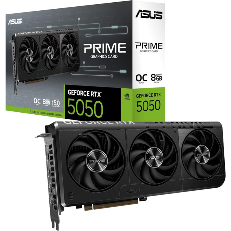 Scheda video Asus GeForce RTX 5050 8GB Prime OC Nero Scheda video Asus GeForce RTX 5050 8GB Prime OC Nero