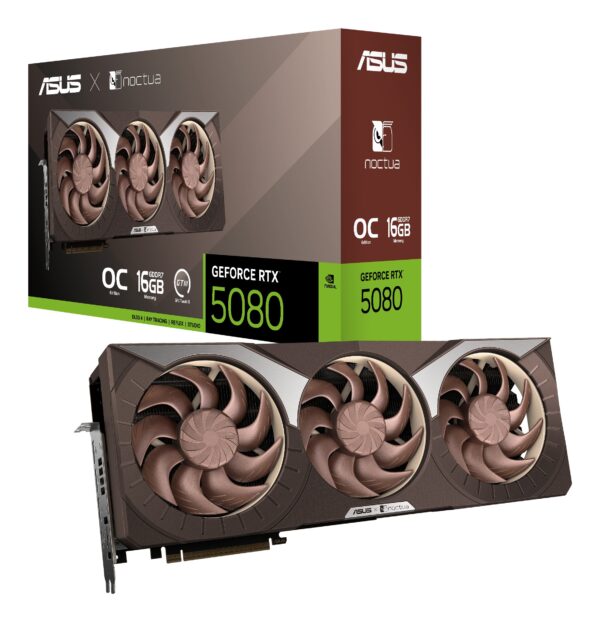 Scheda Video ASUS GeForce RTX 5080 Noctua OC Edition 16GB GDDR7