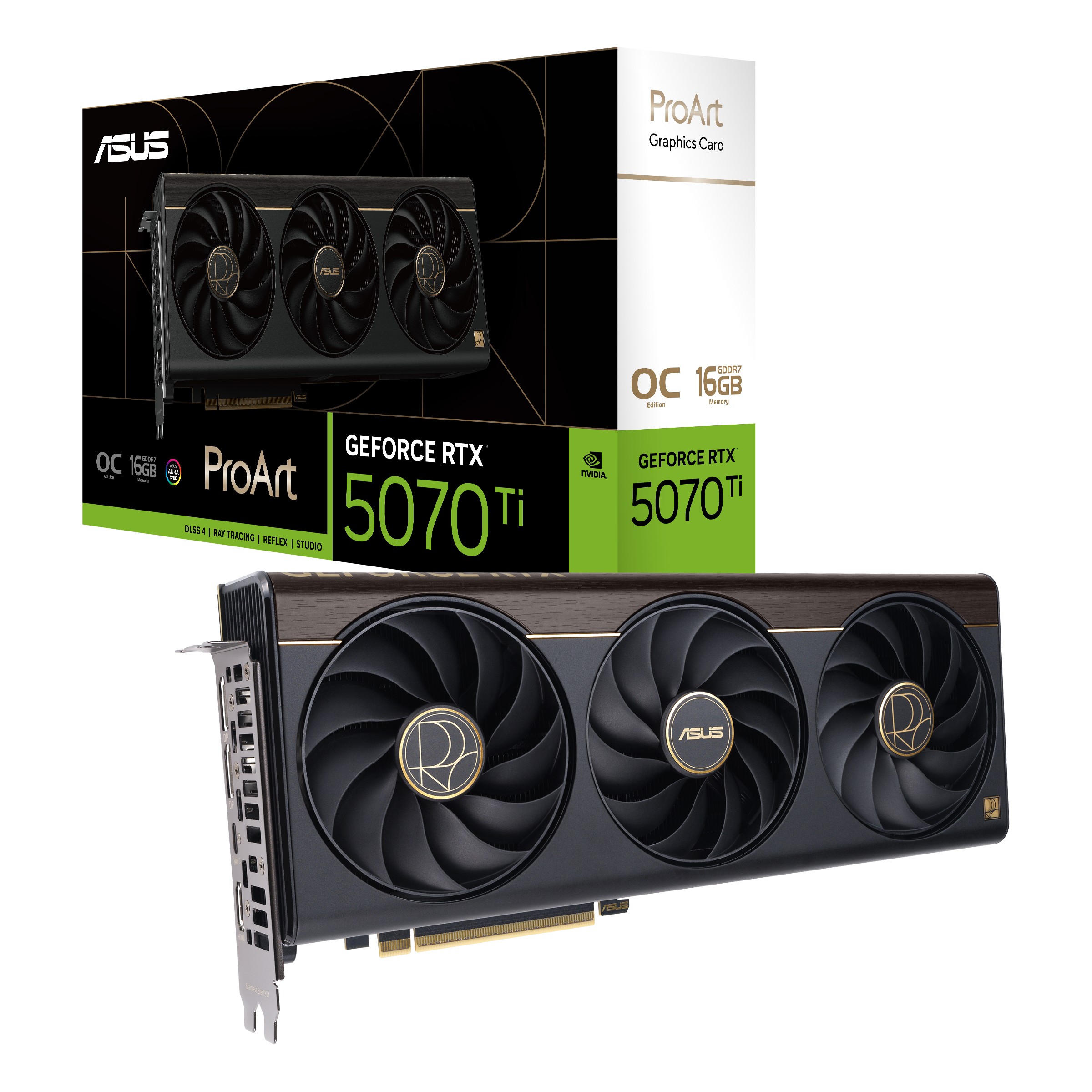 Scheda Video ASUS ProArt NVIDIA GeForce RTX 5070 Ti 16 GB GDDR7 Scheda Video ASUS ProArt NVIDIA GeForce RTX 5070 Ti 16 GB GDDR7