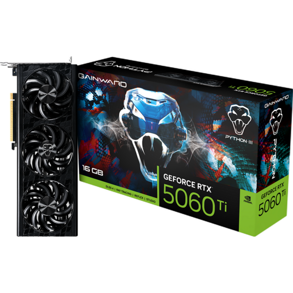 Scheda Video Gainward GeForce RTX 5060 Ti Python III NVIDIA 16 GB GDDR7