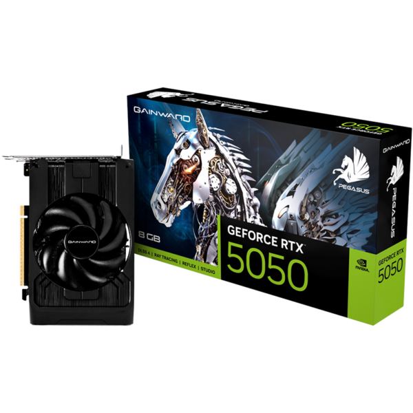 Scheda Video Gainward Nvidia GeForce RTX 5050 Pegasus 8GB GDDR6 Nero