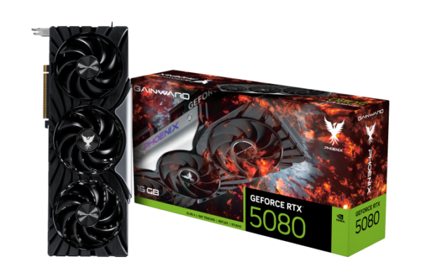 Scheda Video Gainward Nvidia GeForce RTX 5080 Phoenix 16GB GDDR7 Nero