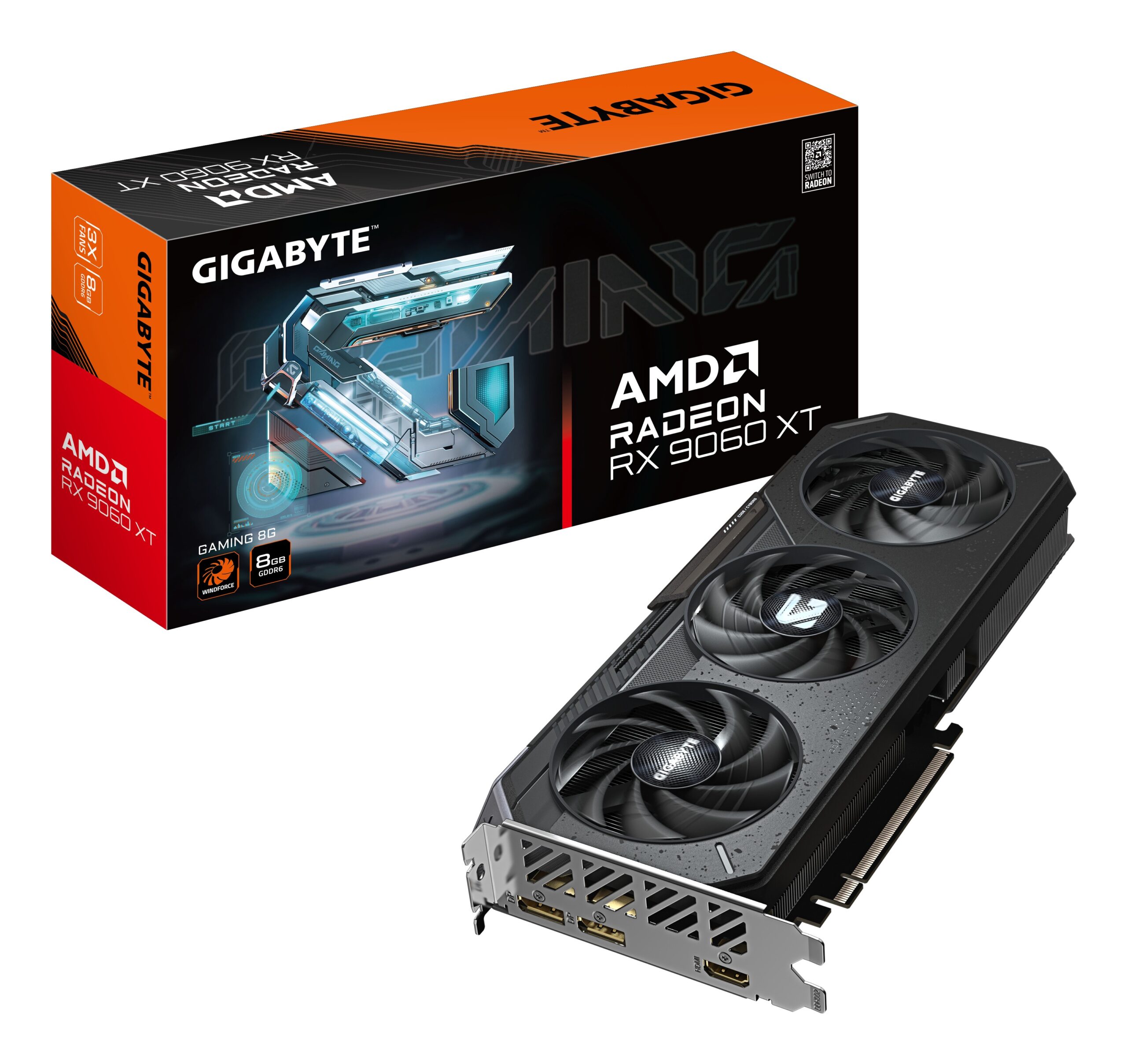 Scheda Video GIGABYTE AMD Radeon RX 9060 XT GAMING OC 8GB Nero Scheda Video GIGABYTE AMD Radeon RX 9060 XT GAMING OC 8GB Nero