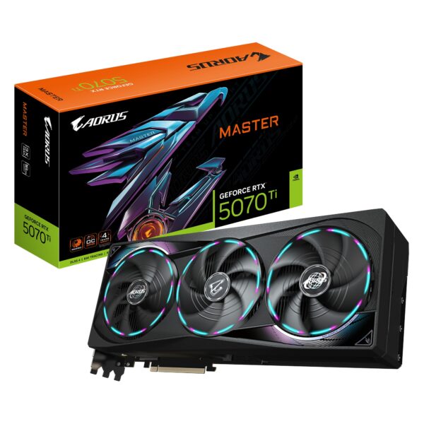Scheda Video Gigabyte Aorus GeForce RTX 5070 Ti Master 16G GDDR7