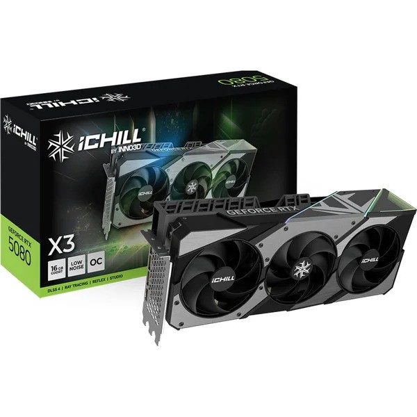 Scheda Video INNO3D ICHILL X3 V2 Nvidia GeForce RTX 5080 OC 16GB Nero