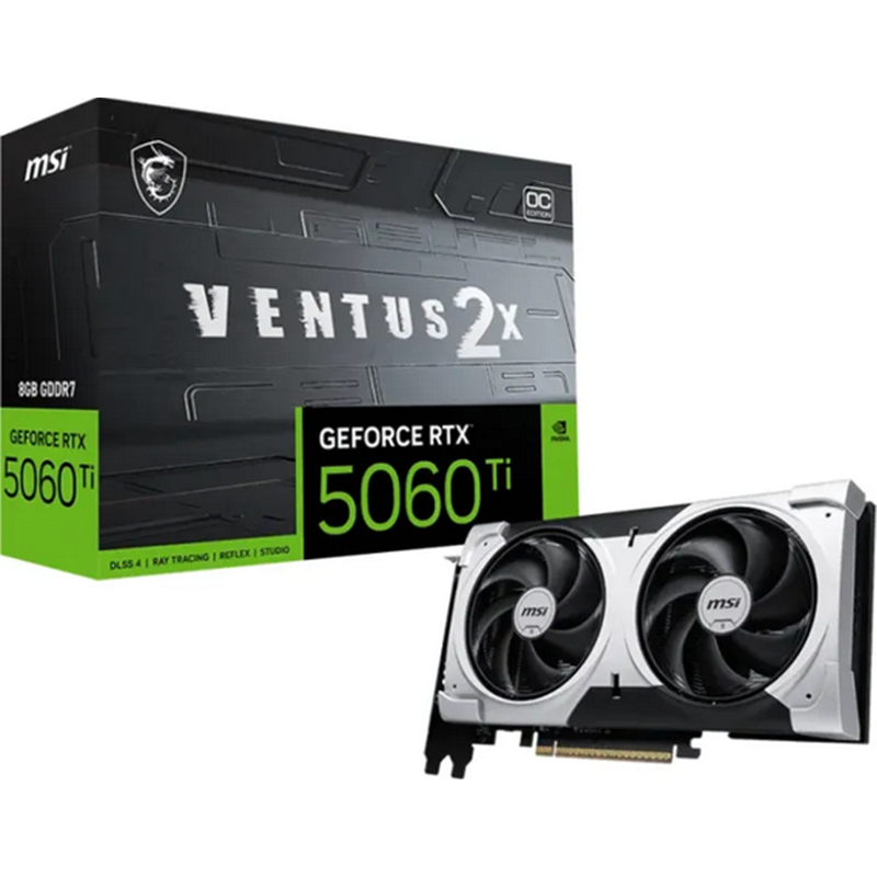 Scheda Video MSI GeForce RTX 5060 TI 8GB VENTUS 2X OC PLUS Scheda Video MSI GeForce RTX 5060 TI 8GB VENTUS 2X OC PLUS