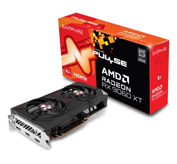 Scheda Video Sapphire PULSE AMD Radeon RX 9060 XT 8GB GDDR6 - SPEDIZIONE IMMEDIATA