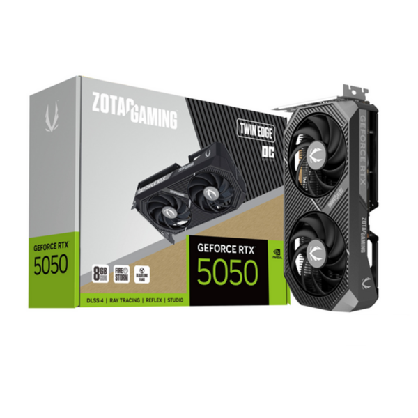 Scheda Video Zotac GAMING GeForce RTX 5050 Twin Edge OC NVIDIA 8 GB GDDR6