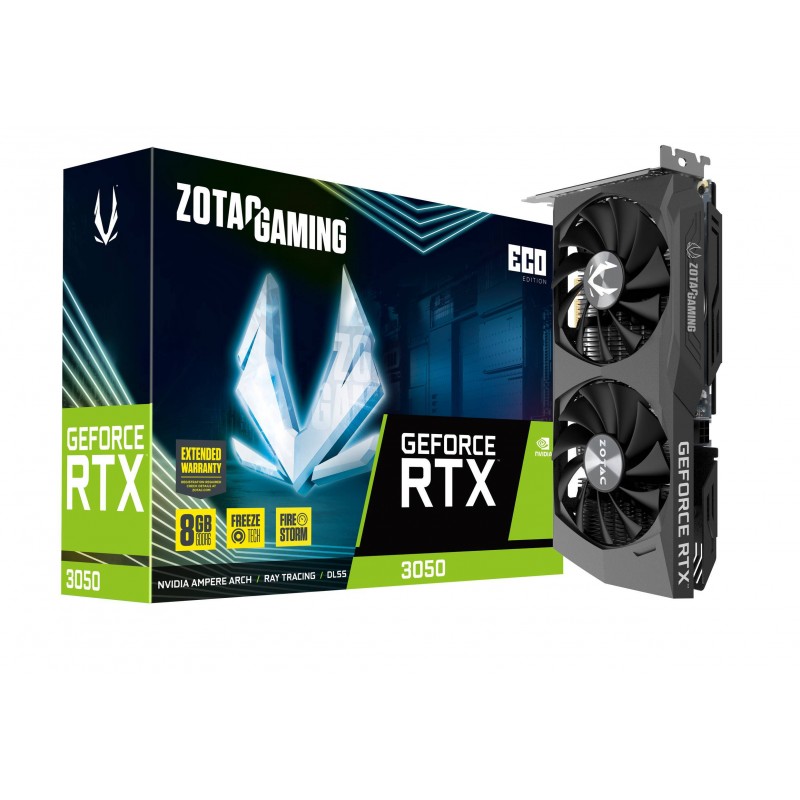 Scheda Video ZOTAC GeForce RTX 3050 8GB ECO Scheda Video ZOTAC GeForce RTX 3050 8GB ECO