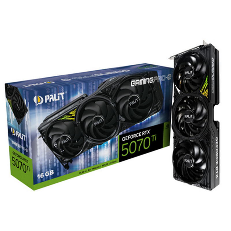 Schede Video Palit GeForce RTX 5070 Ti GamingPro-S NVIDIA 16 GB GDDR7 Schede Video Palit GeForce RTX 5070 Ti GamingPro-S NVIDIA 16 GB GDDR7