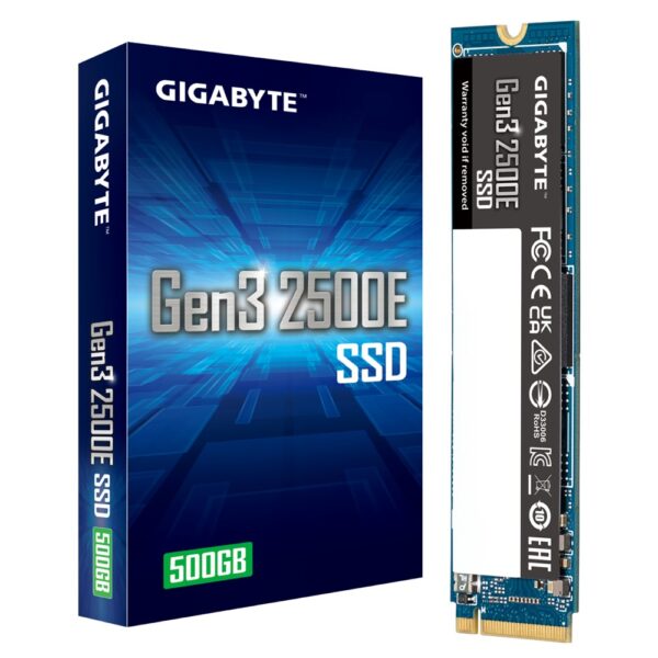 SSD M.2 GIGABYTE Gen3 2500E PCIe 3.0 500GB