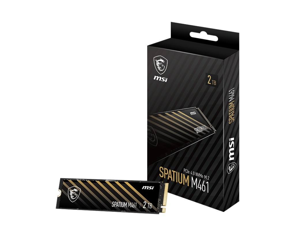 SSD M.2 MSI Spatium M461 PCIe 4.0 NVMe 3D NAND 2280 2TB SSD M.2 MSI Spatium M461 PCIe 4.0 NVMe 3D NAND 2280 2TB