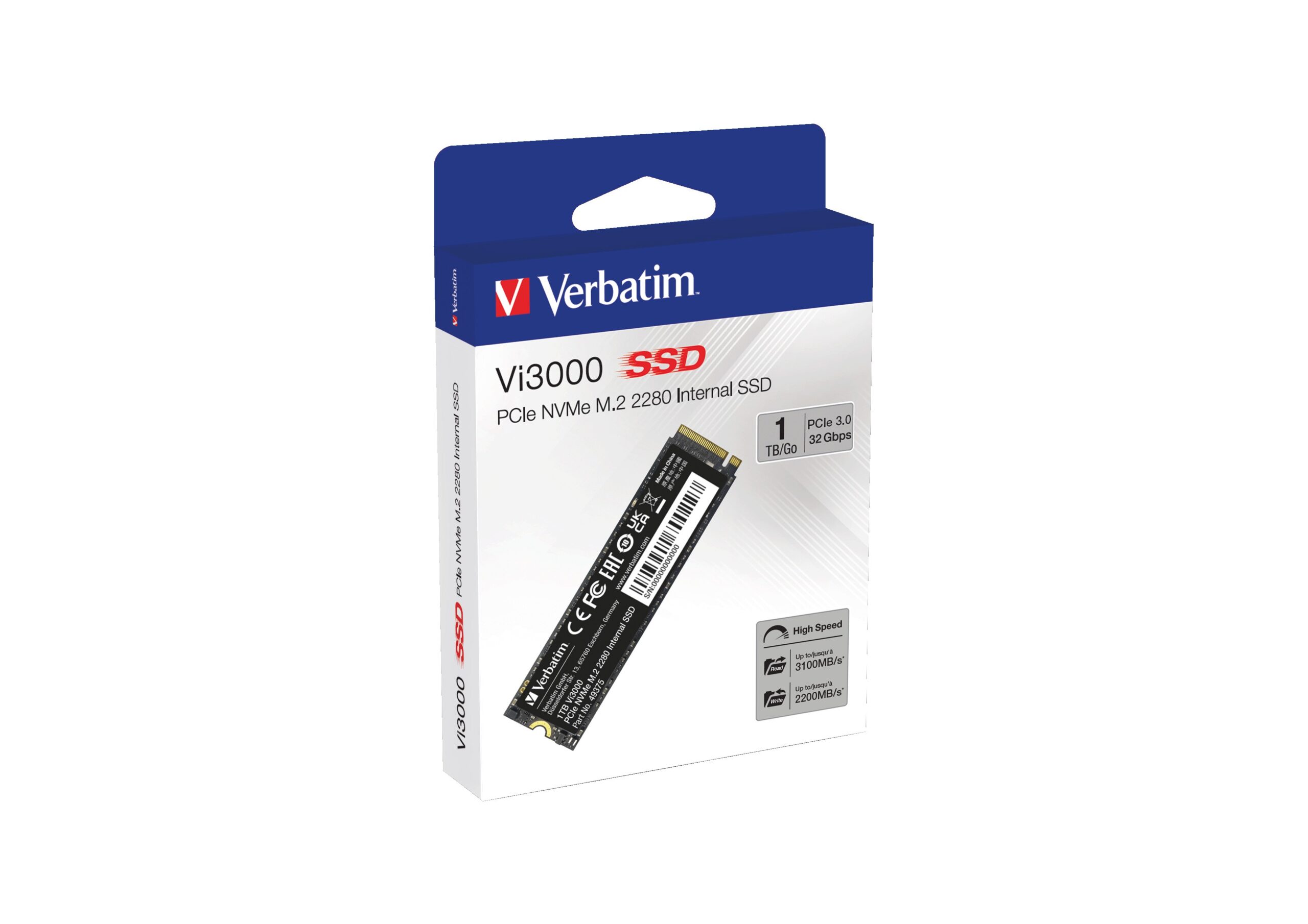 SSD M.2 VERBATIM Vi3000 1TB SSD SSD M.2 VERBATIM Vi3000 1TB SSD