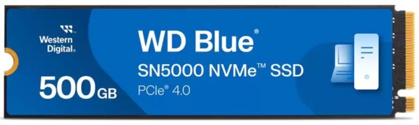 SSD WD BLUE SN5000 500GB M.2 PCIe Gen4x4 (R5000 W4000)