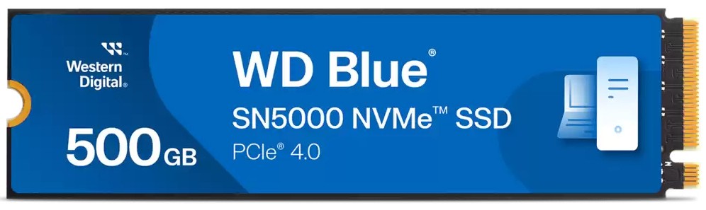 SSD WD BLUE SN5000 500GB M.2 PCIe Gen4x4 (R5000 W4000) SSD WD BLUE SN5000 500GB M.2 PCIe Gen4x4 (R5000 W4000)
