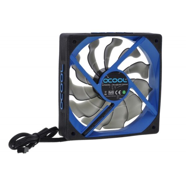 Ventola Alphacool Susurro Fan - 120 - Black Blu Edition 1700rpm 120x120x25mm