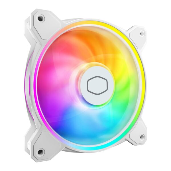 Ventola Cooler Master MasterFan MF120 Halo2 White Edition 120mm Bianco