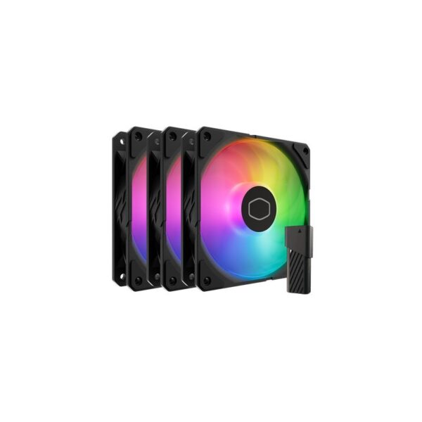 Ventola Cooler Master SickleFlow Edge 120 ARGB Kit Da 3 Nero