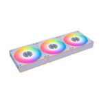 Ventola Lian Li UNI FAN CL FLEX Wireless Reverse Blade ARGB PWM 120mm kit Da 3 Con Controller Bianco