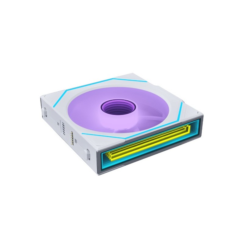 Ventola Lian Li UNI FAN SL-INF Wireless Reverse Blade ARGB PWM 140mm Bianco Ventola Lian Li UNI FAN SL-INF Wireless Reverse Blade ARGB PWM 140mm Bianco