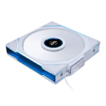 Ventola Lian Li UNI FAN TL Wireless LCD ARGB PWM Lama Inversa 140mm Bianco
